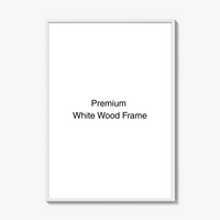 White Wood Frame