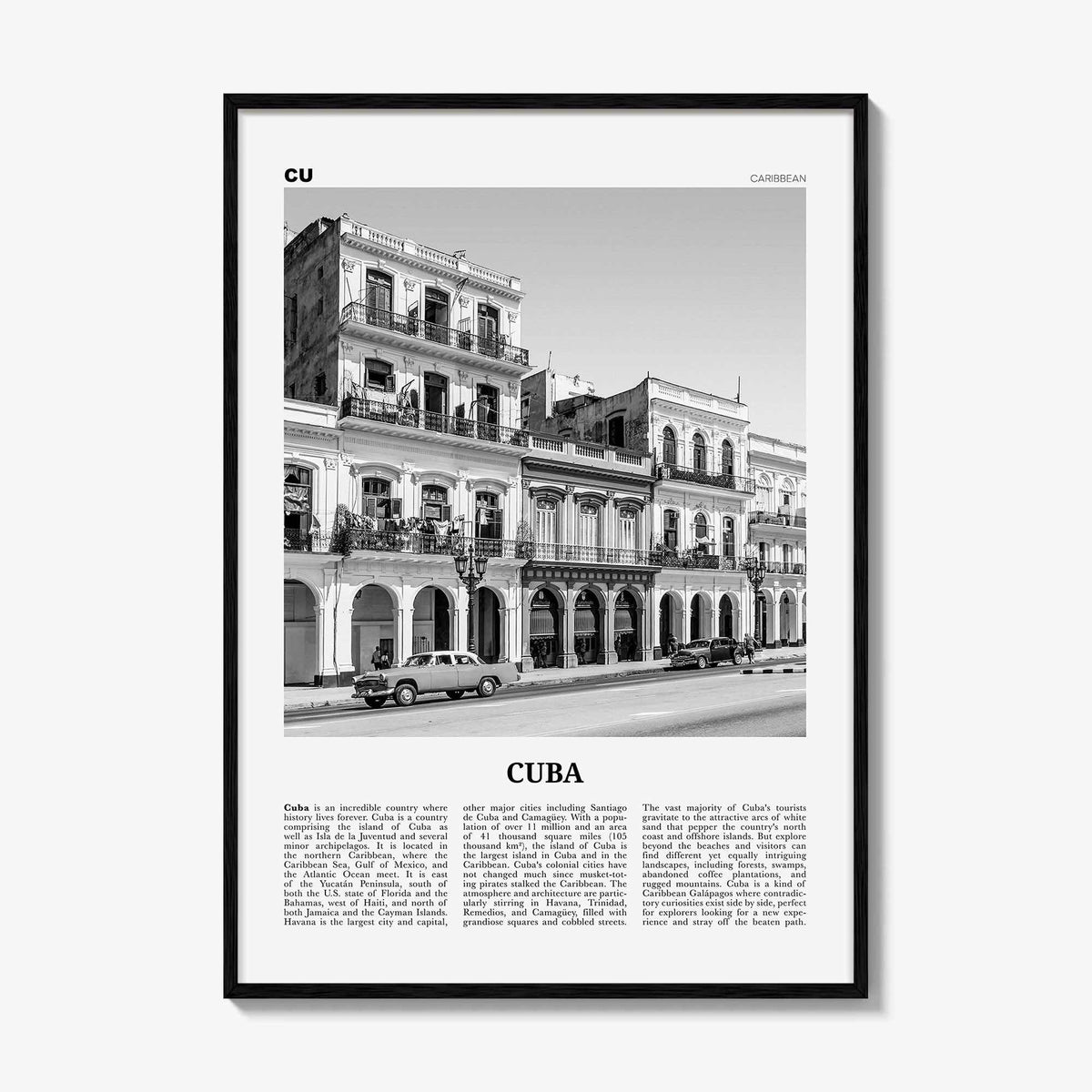 Cuba Print Black and White No 2, Cuba Wall Art, Cuba Poster, Cuba Photo, Cuba Wall Decor, Country Art Print, Havana, Cuban, Caribbean