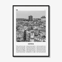 Genoa Print Black and White, Genoa Wall Art, Genoa Poster, Genoa Photo, Genoa Wall Décor, Italy, Genova, Italia, Zêna, Genua