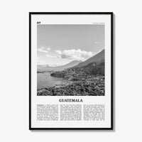 Guatemala Print Black and White No 2, Guatemala Wall Art, Guatemala Poster, Guatemala Photo, Guatemala Wall Decor, Central America