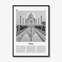 India Print Black and White, India Wall Art, India Poster, India Photo, Republic of India, Bhārat Gaṇarājya, Mumbai, New Delhi, Asia