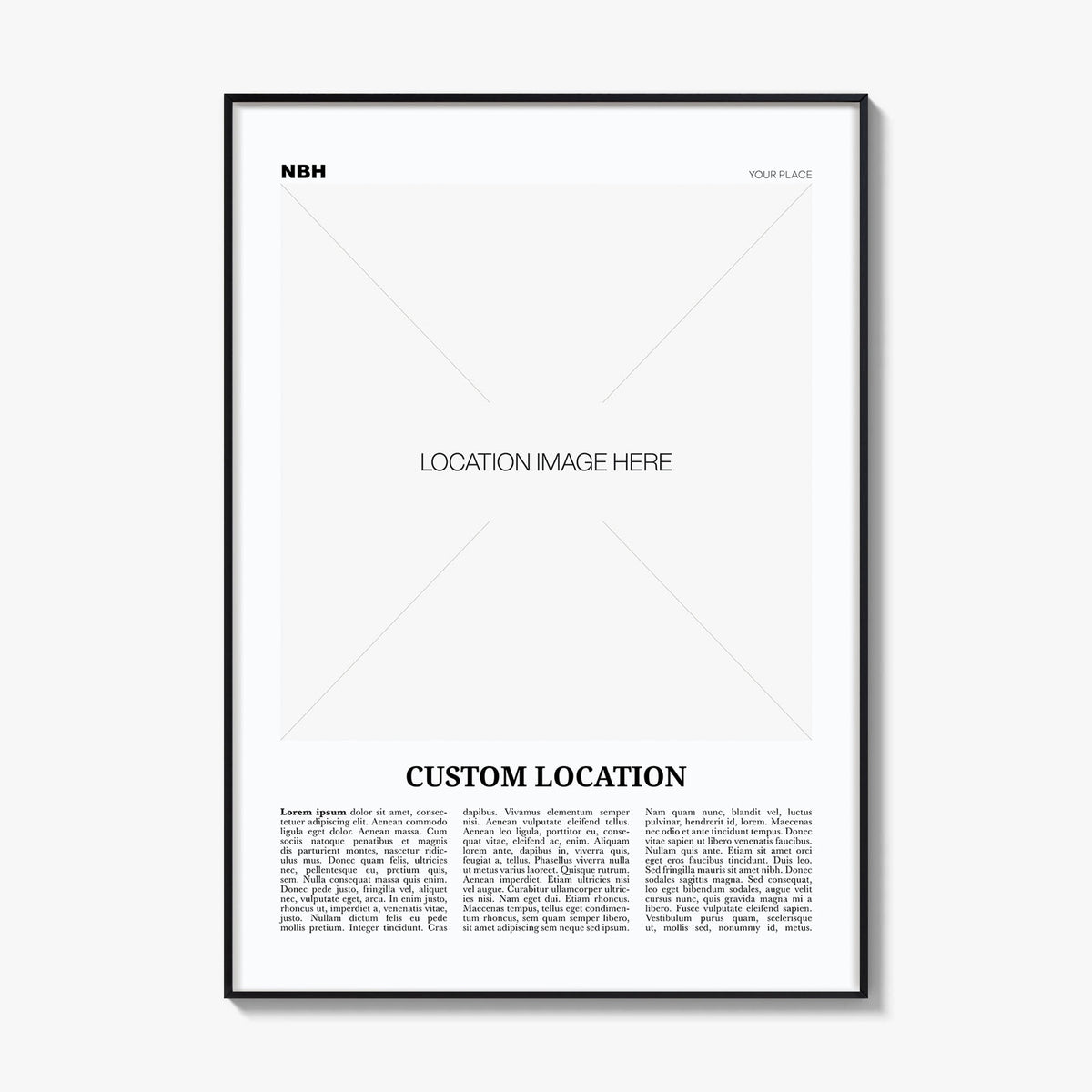 Custom Location Poster