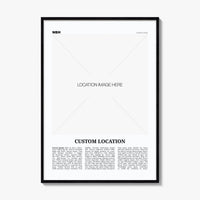 Custom Location Poster