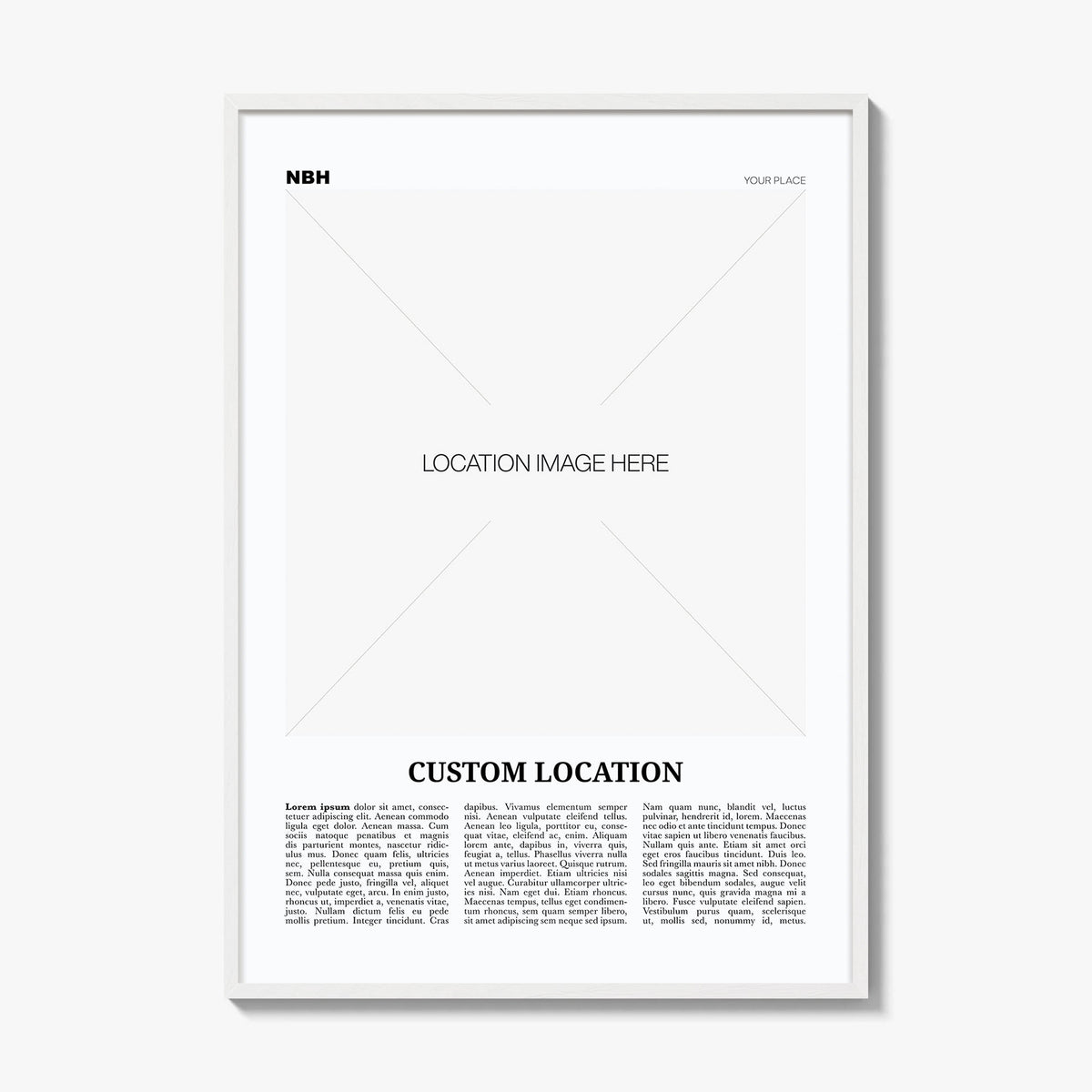 Custom Location Poster