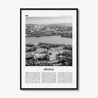 Regina Print Black and White, Regina Wall Art, Regina Poster, Regina Photo, Regina Wall Décor, Saskatchewan, Sherwood