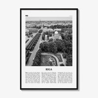 Riga Print Black and White, Riga Wall Art, Riga Poster, Riga Photo, Riga Wall Decor, Latvia, Rīga, Rīgõ, Latvija, Latvijas, Europe