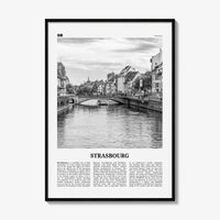 Strasbourg Print Black and White, Strasbourg Wall Art, Strasbourg Poster, Strasbourg Photo, Strasbourg Décor, France, Straßburg, Bas-Rhin