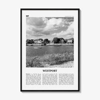 Westport Print Black and White Connecticut, Westport Wall Art, Westport Poster, Westport Photo, Westport Wall Décor, USA